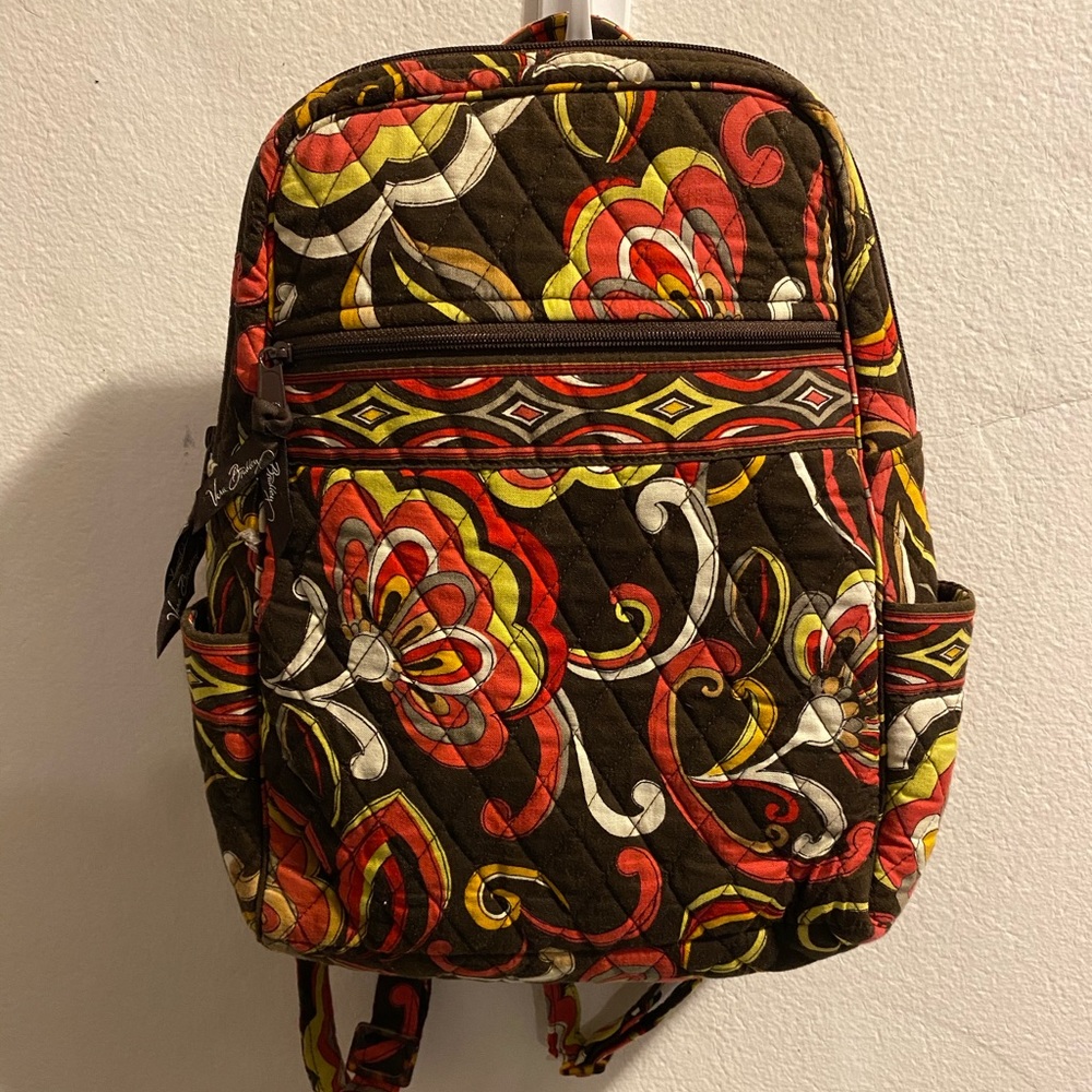 EUC Vera Bradley small backpack pattern Puccini